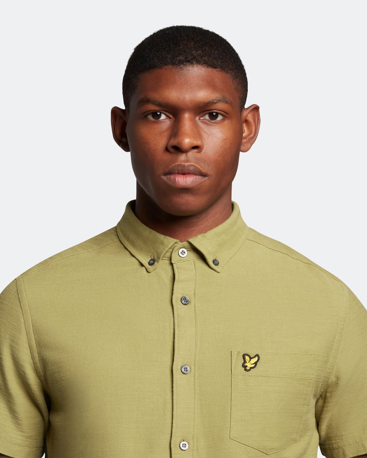 Cotton Slub Short Sleeve Shirt sold by Lyle & Scott product image thumbnail 4