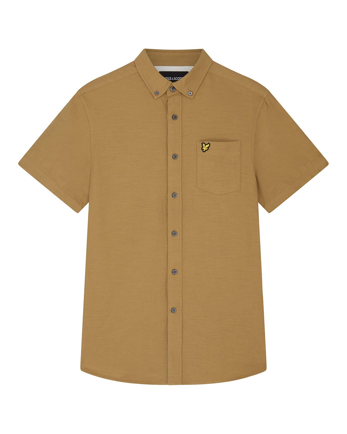 Cotton Slub Short Sleeve Shirt sold by Lyle & Scott product image thumbnail 5