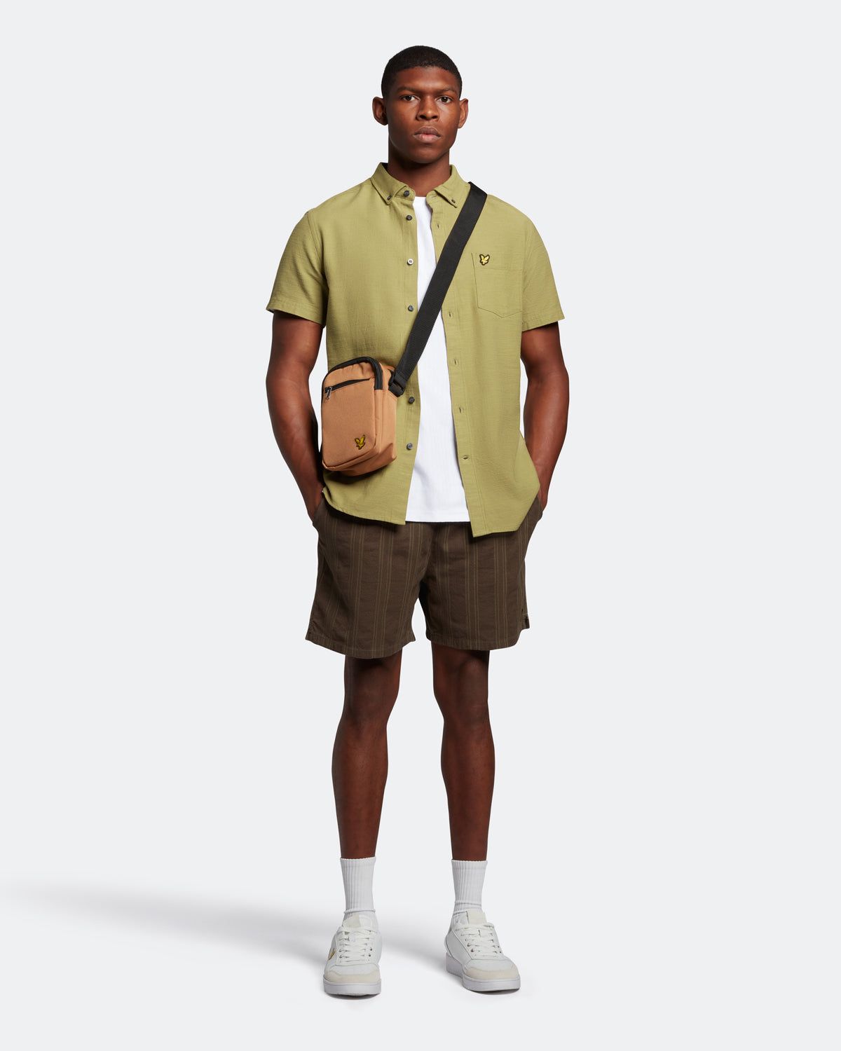 Cotton Slub Short Sleeve Shirt sold by Lyle & Scott product image thumbnail 2