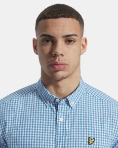 Short Sleeve Gingham Shirt sold by Lyle & Scott
