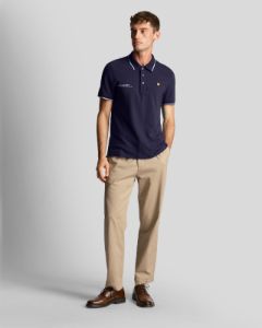 Tipped Polo Shirt Co-Ordinates Print sold by Lyle & Scott