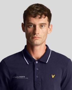Tipped Polo Shirt Co-Ordinates Print sold by Lyle & Scott