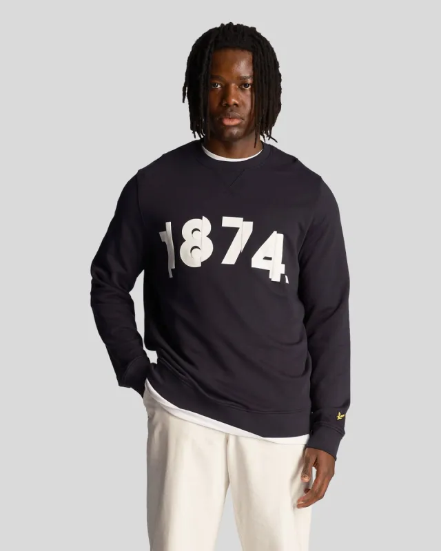 1874 Graphic Sweatshirt sold by Lyle & Scott