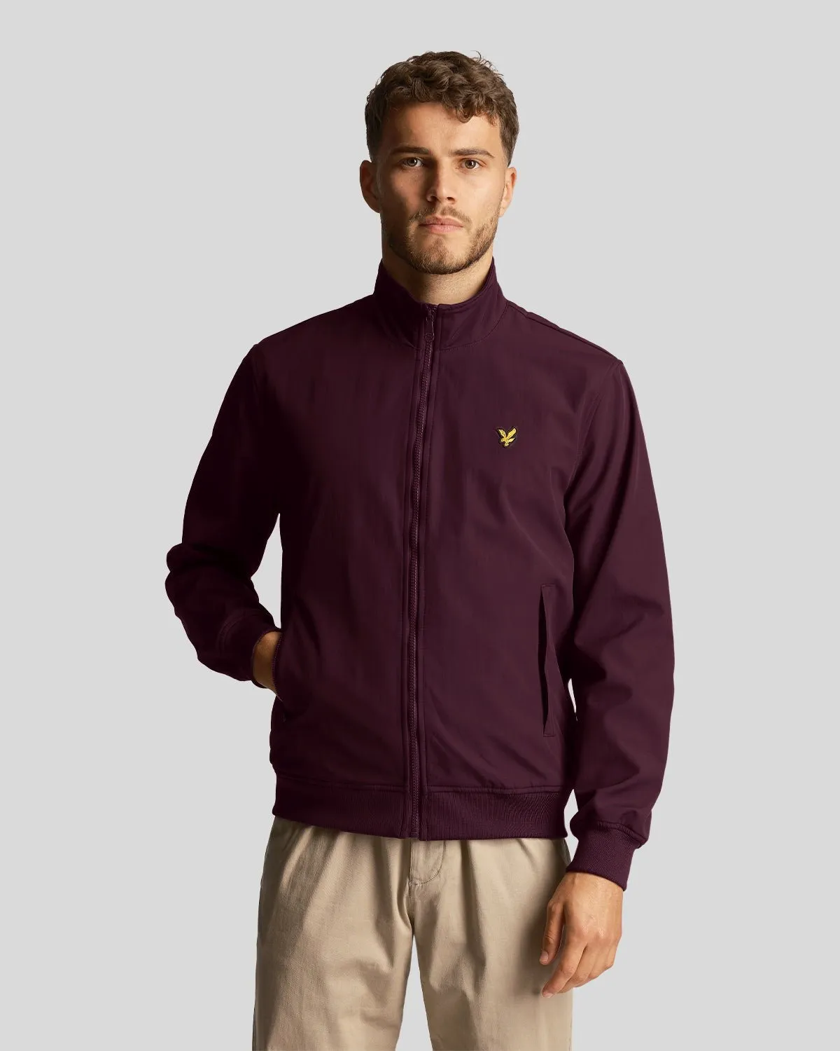 Mesh Backed Funnel Neck Jacket sold by Lyle & Scott