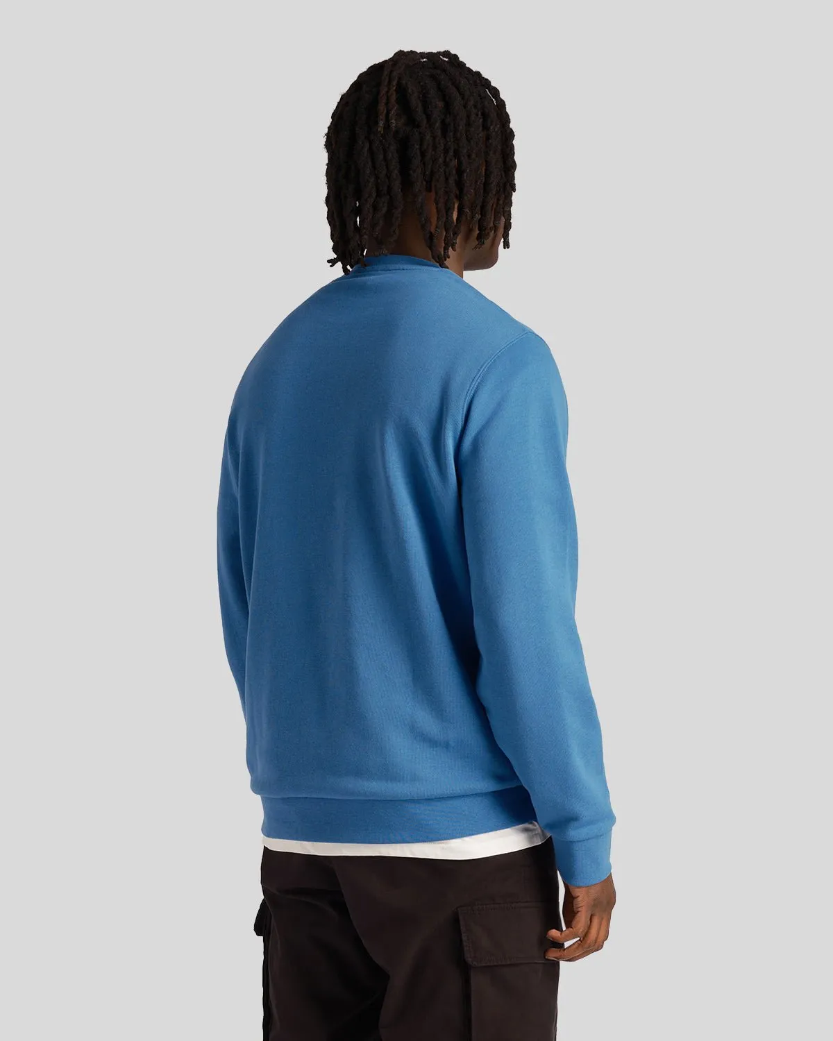 Loopback Embroidered Crew Neck Sweatshirt sold by Lyle & Scott product image thumbnail 3