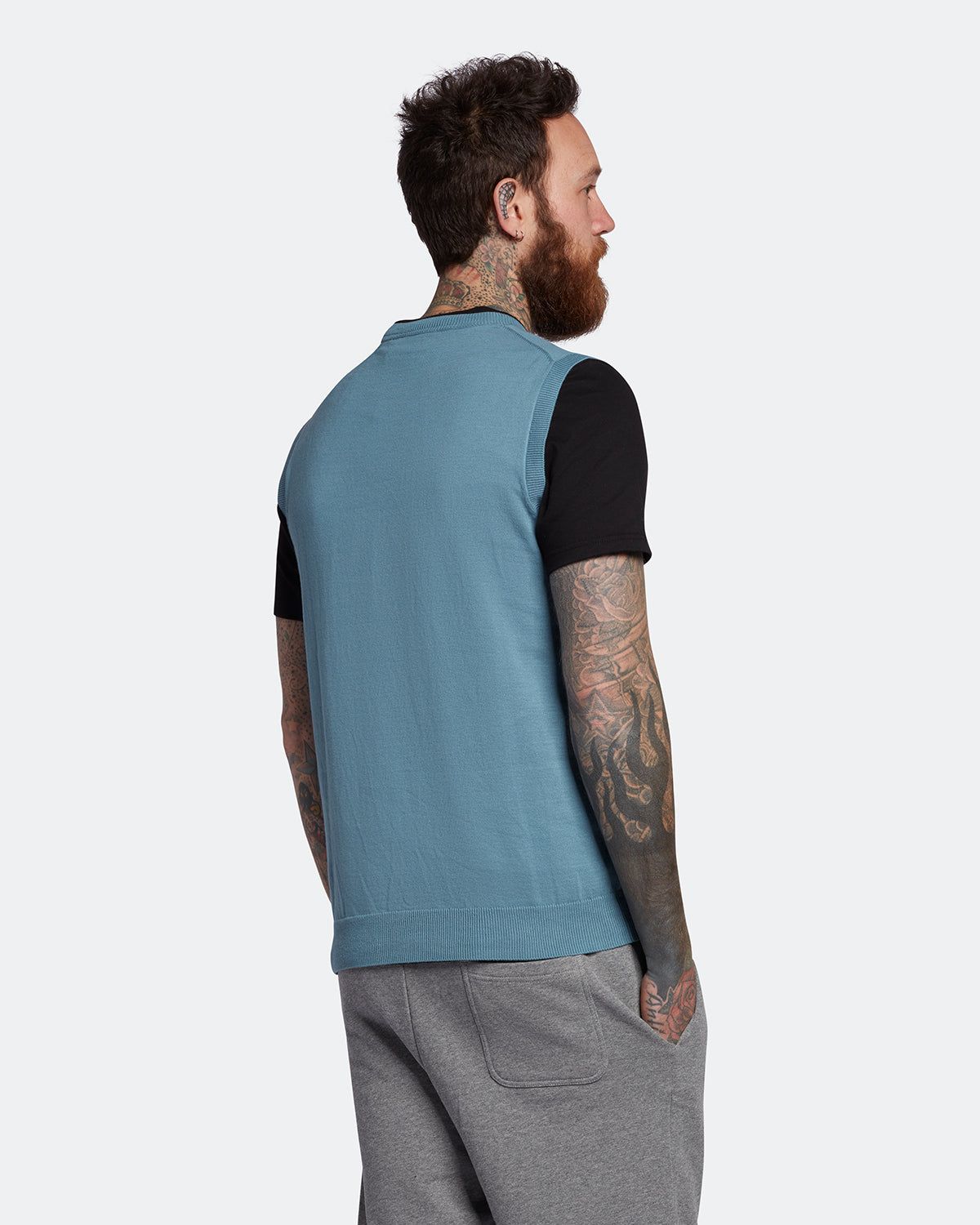 Cotton Crew Neck Vest sold by Lyle & Scott product image thumbnail 3