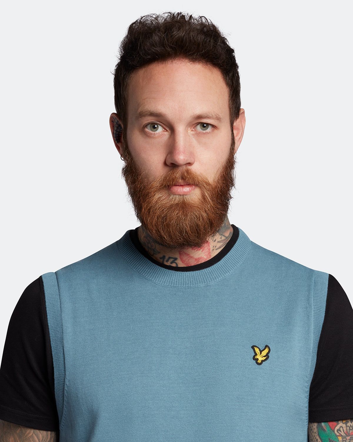 Cotton Crew Neck Vest sold by Lyle & Scott product image thumbnail 4