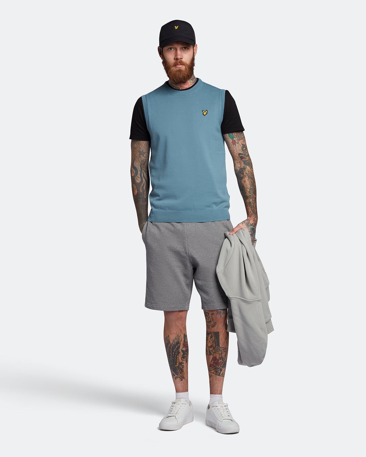 Cotton Crew Neck Vest sold by Lyle & Scott product image thumbnail 2