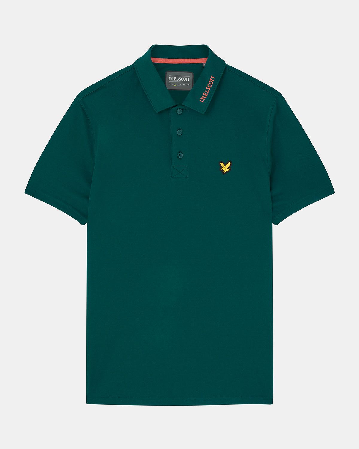 Golf Collar Logo Technical Polo Shirt sold by Lyle & Scott product image thumbnail 5