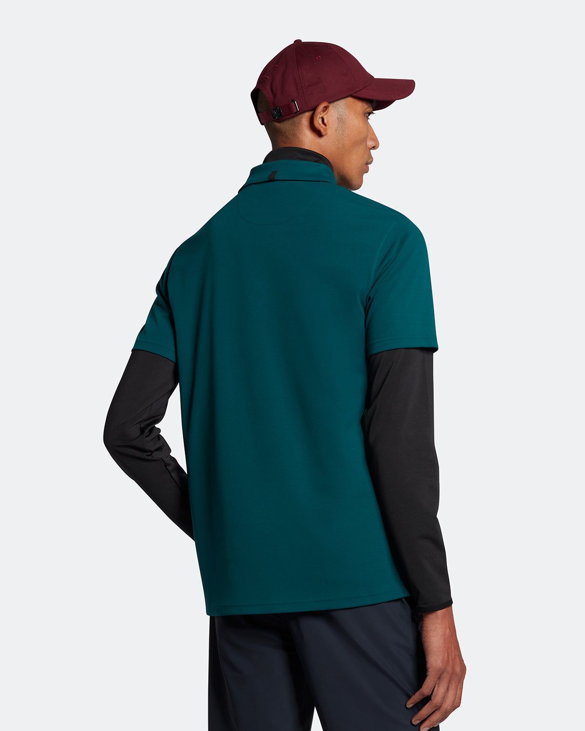 Golf Collar Logo Technical Polo Shirt sold by Lyle & Scott product image thumbnail 3