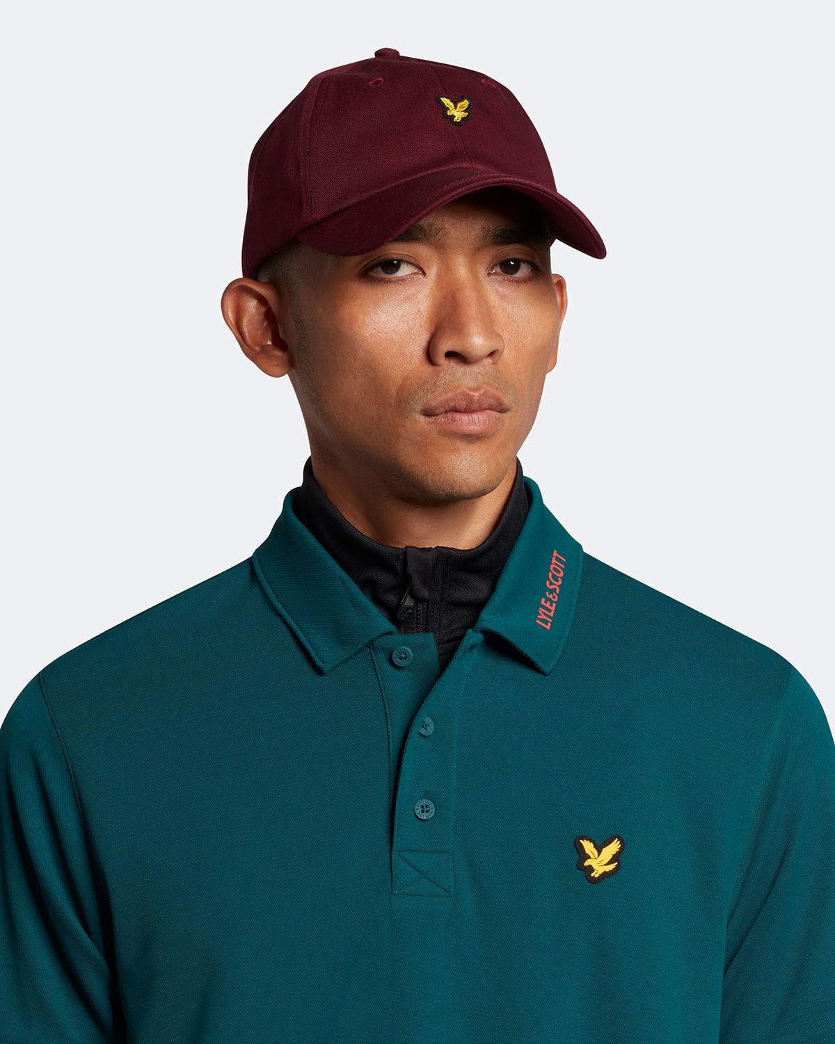 Golf Collar Logo Technical Polo Shirt sold by Lyle & Scott product image thumbnail 4