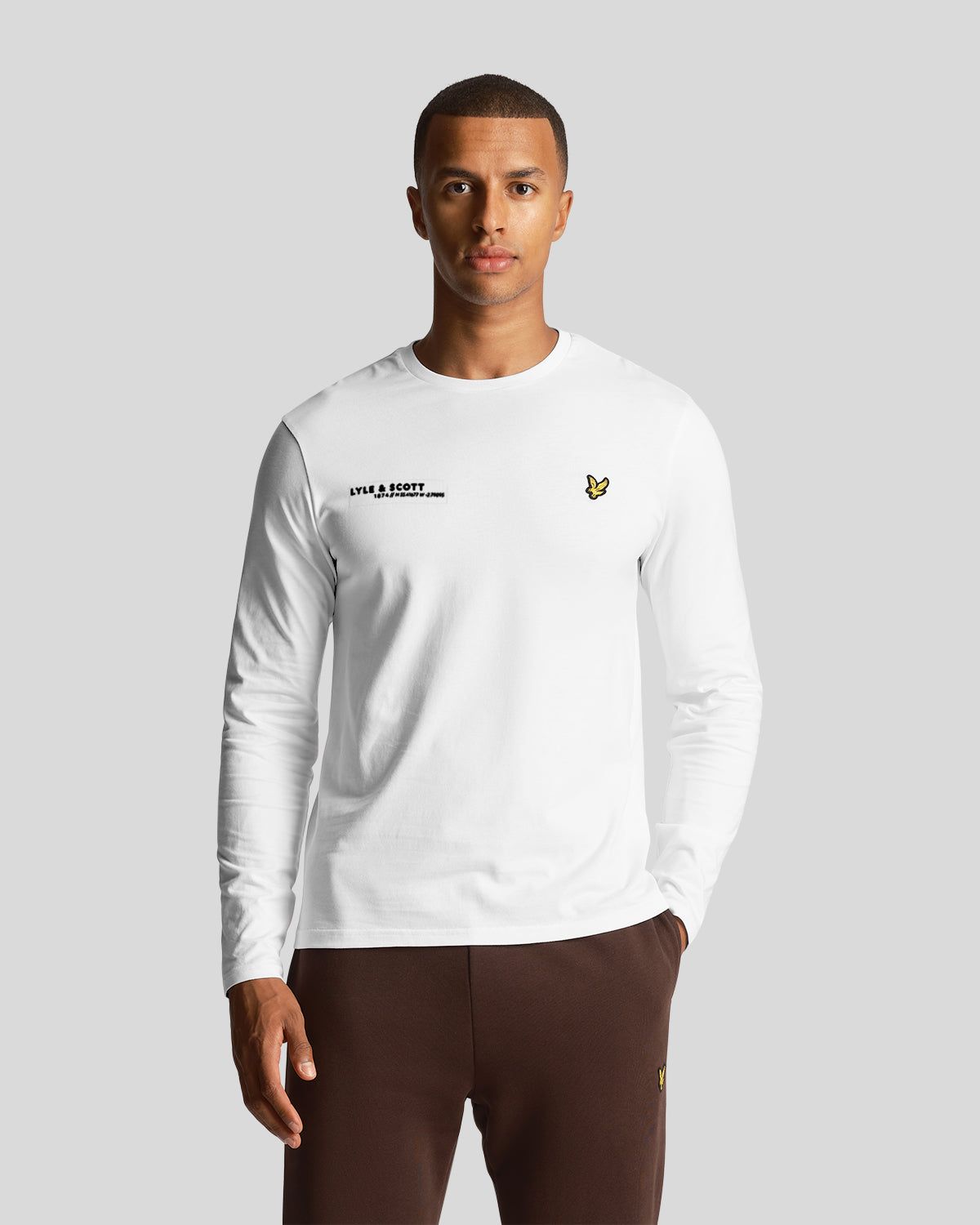 Plain Long Sleeve T-Shirt Co-Ordinates Print sold by Lyle & Scott