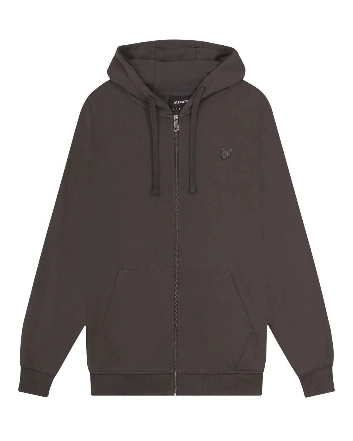Tonal Eagle Zip Through Hoodie sold by Lyle & Scott product image thumbnail 5