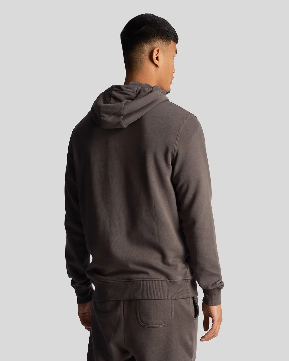 Tonal Eagle Zip Through Hoodie sold by Lyle & Scott product image thumbnail 3