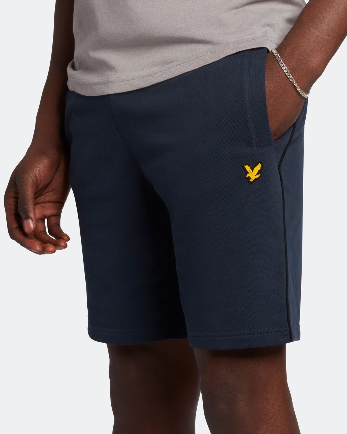 Sports Sweat Short With Contrast Piping sold by Lyle & Scott product image thumbnail 4