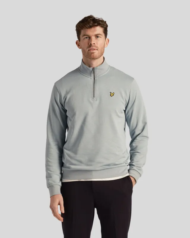 Loopback 1/4 Zip Sweatshirt sold by Lyle & Scott
