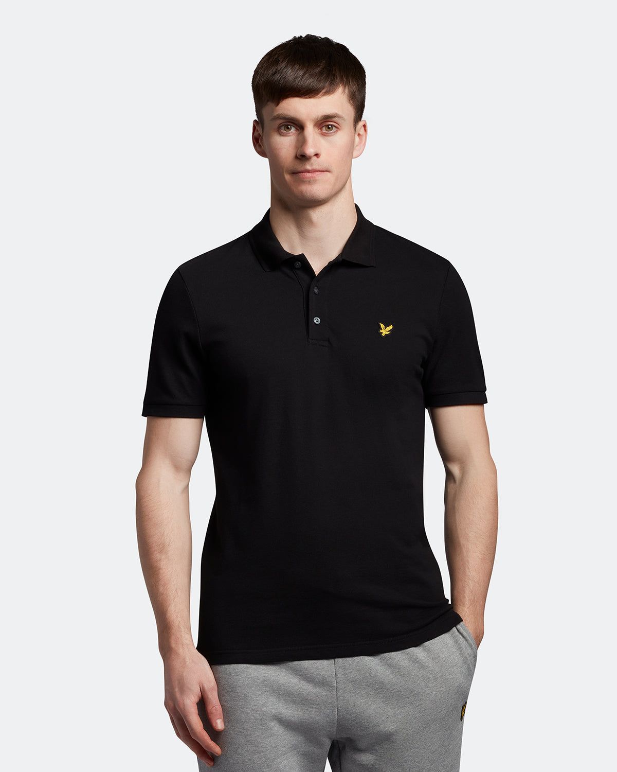 Crest Tipped Polo Shirt sold by Lyle & Scott