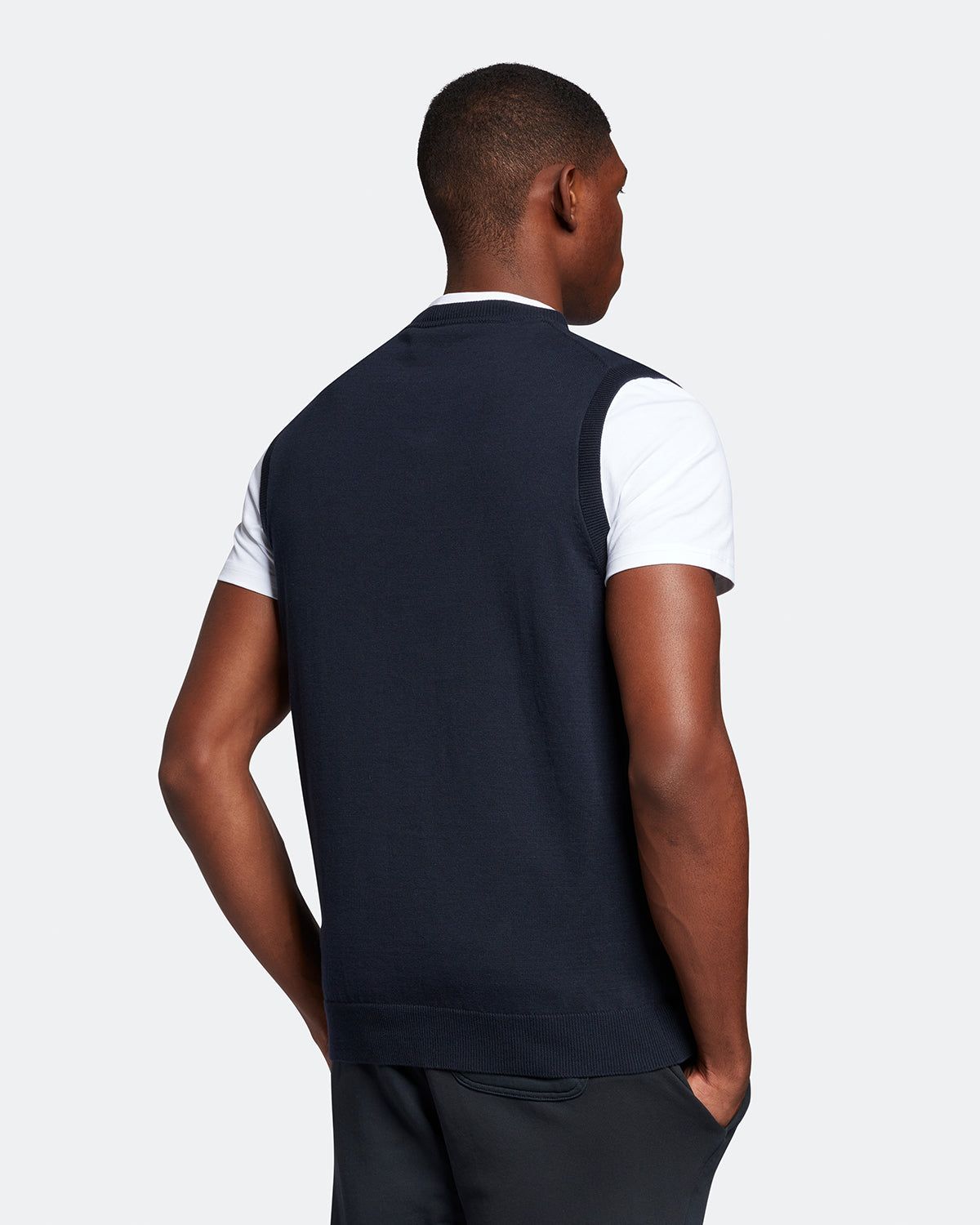 Cotton Crew Neck Vest sold by Lyle & Scott product image thumbnail 3