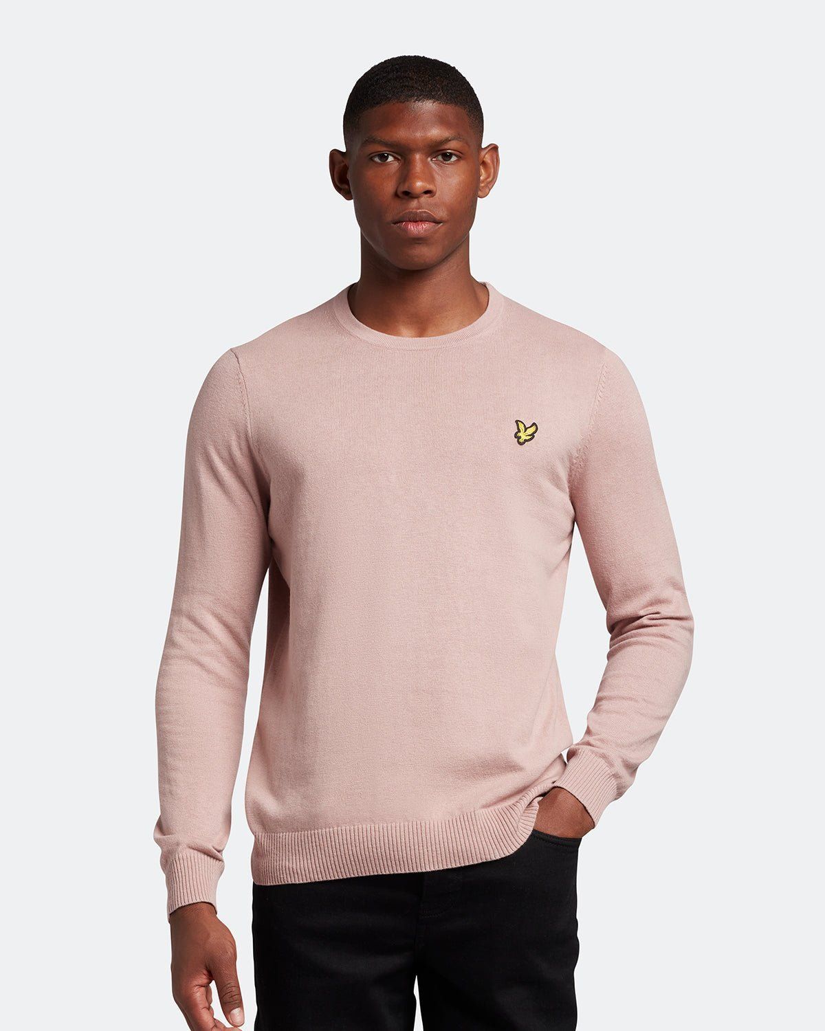 Cotton Merino Crew Neck Jumper sold by Lyle & Scott