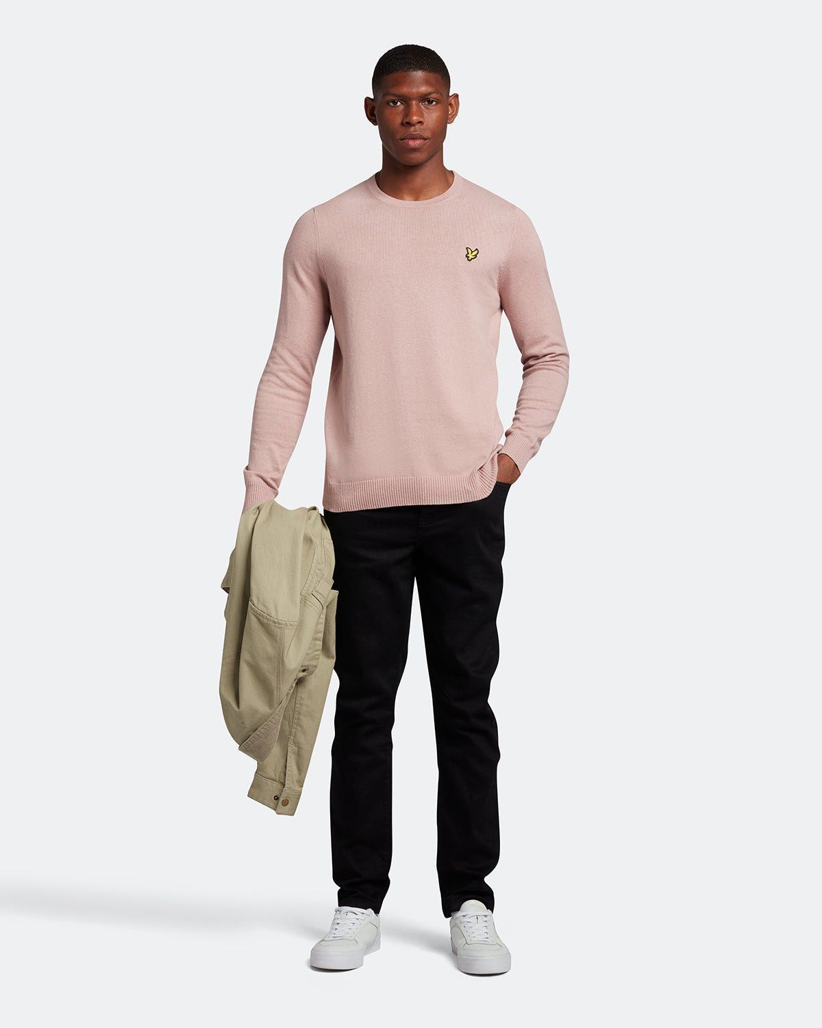 Cotton Merino Crew Neck Jumper sold by Lyle & Scott product image thumbnail 2