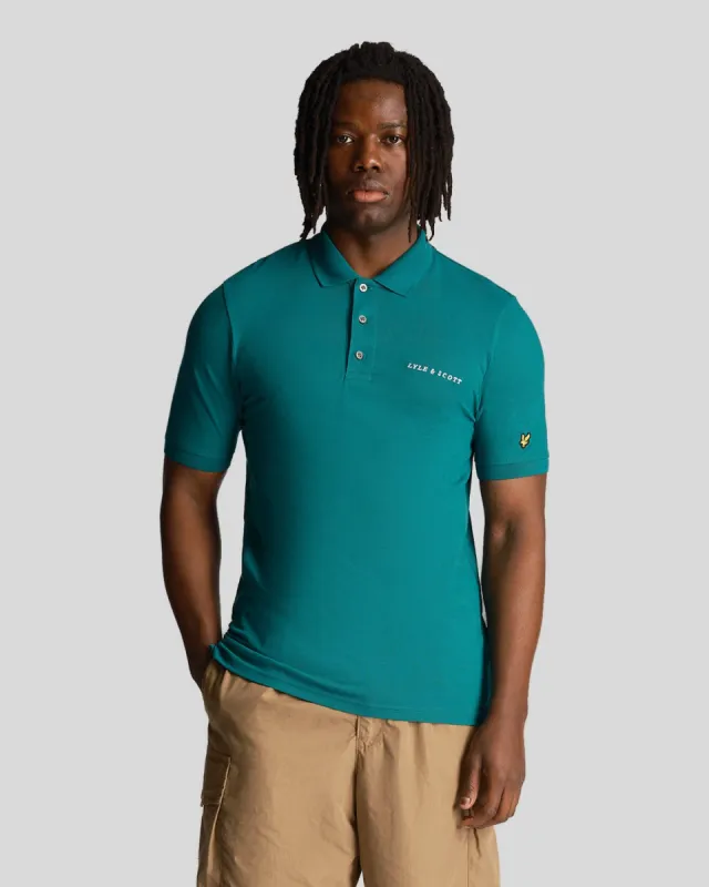 Embroidered Polo Shirt sold by Lyle & Scott