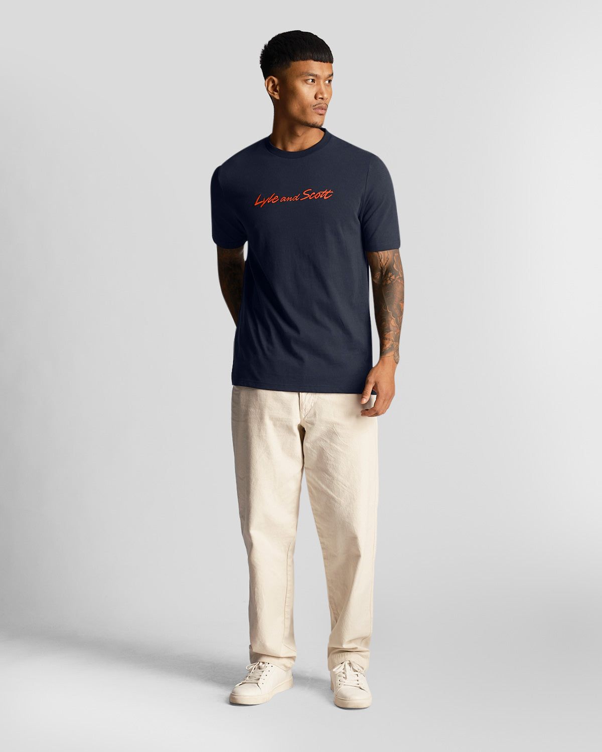 Script Embroidery T-Shirt sold by Lyle & Scott product image thumbnail 2
