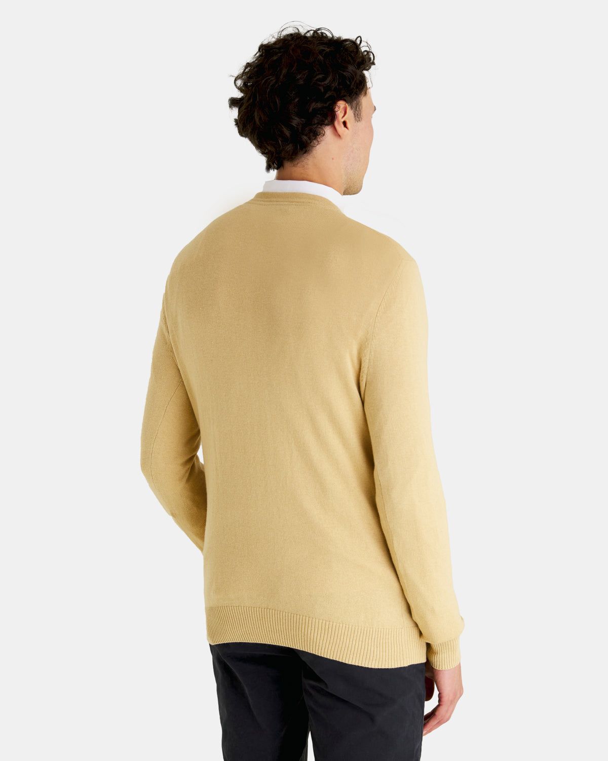 Cotton Merino Crew Neck Jumper sold by Lyle & Scott product image thumbnail 3