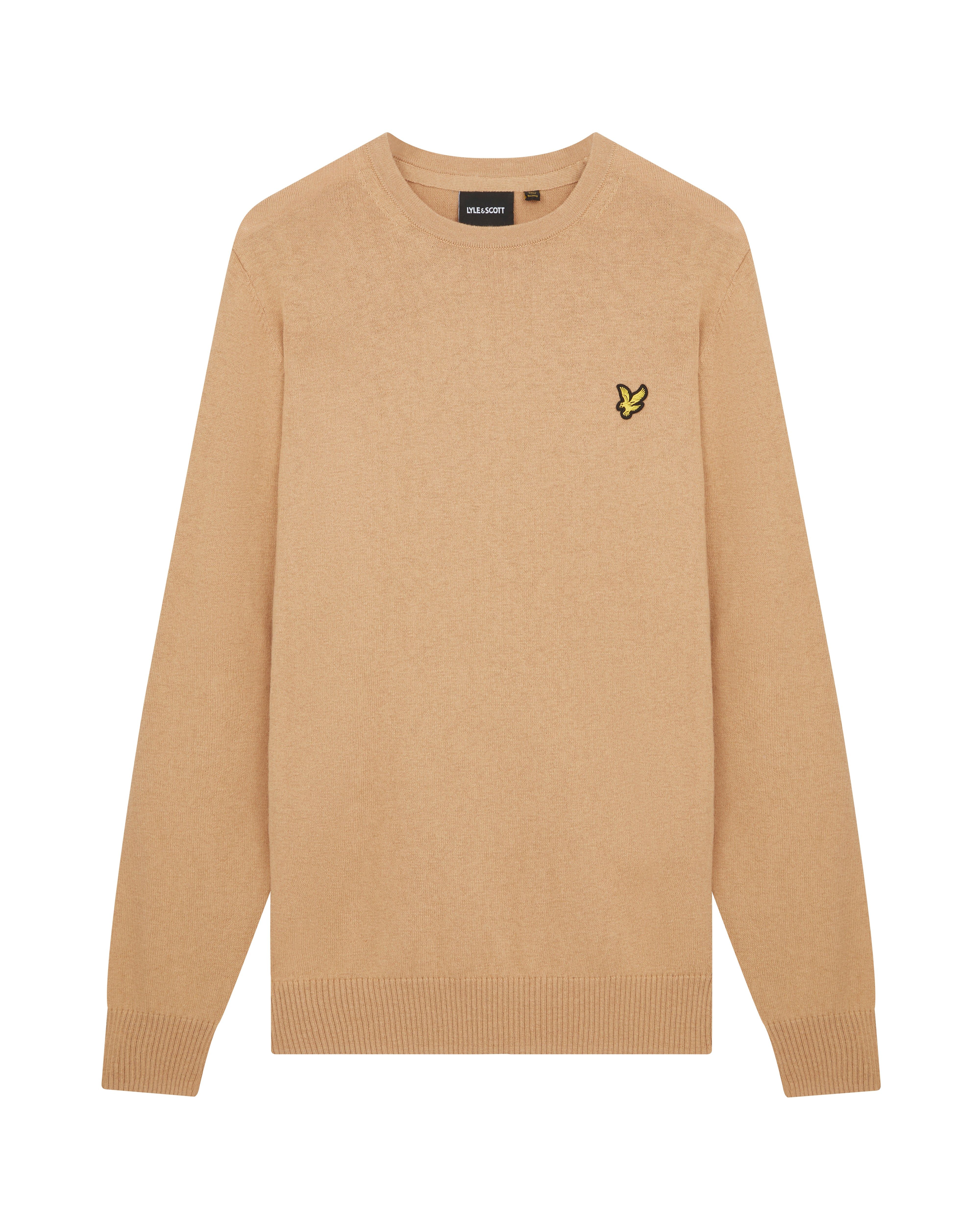 Cotton Merino Crew Neck Jumper sold by Lyle & Scott product image thumbnail 5