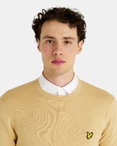 Cotton Merino Crew Neck Jumper sold by Lyle & Scott
