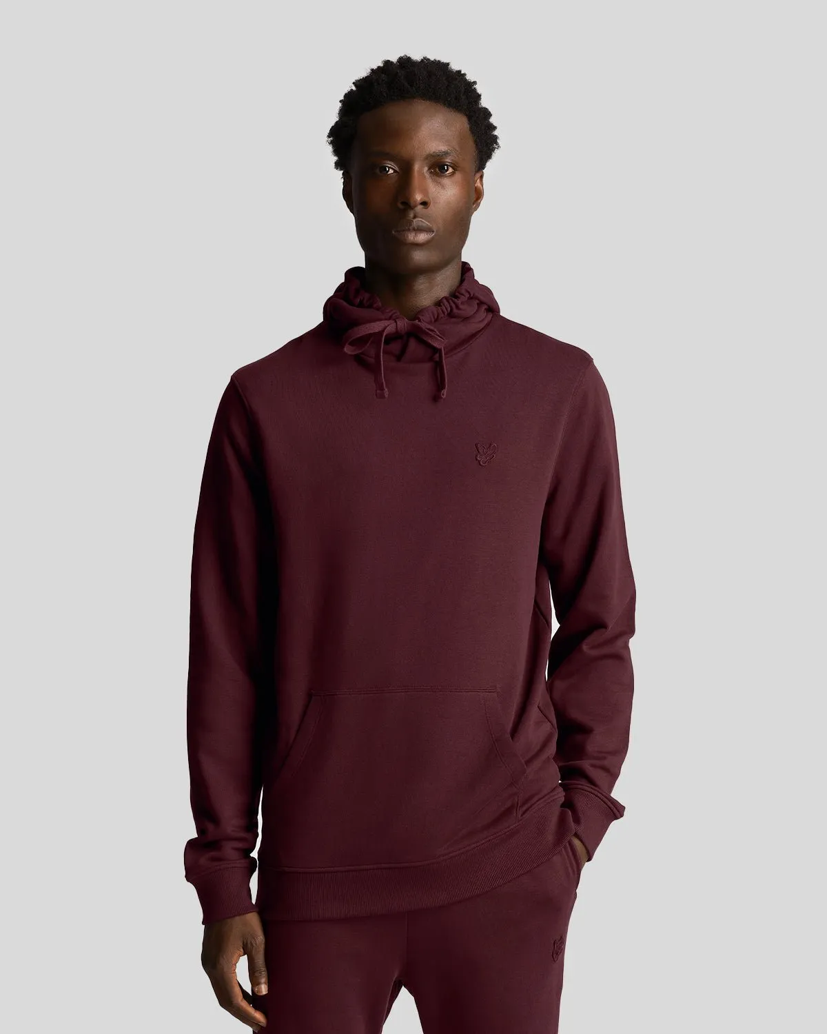 Tonal Eagle Pullover Hoodie sold by Lyle & Scott