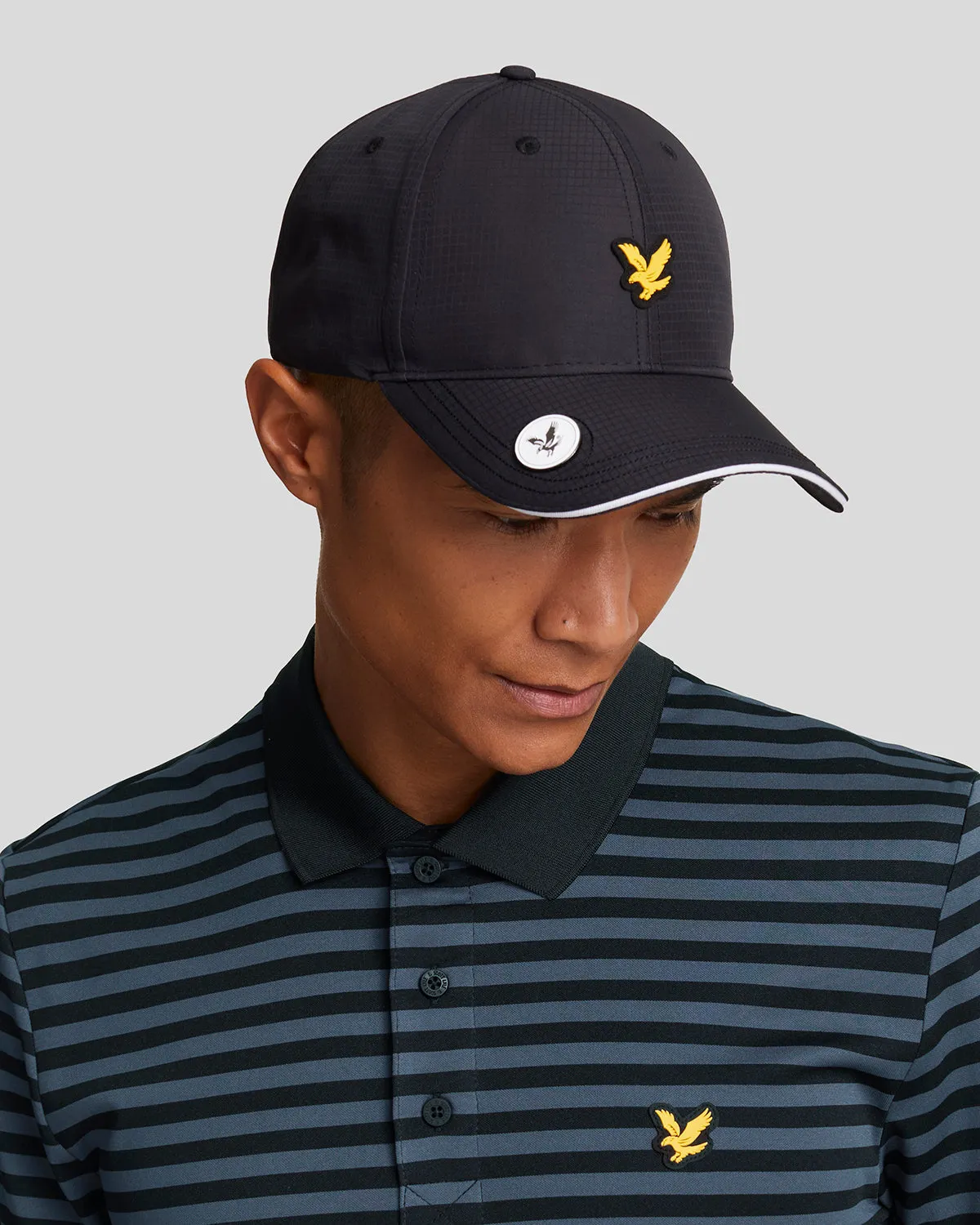 Golf Broad Stripe Polo Shirt sold by Lyle & Scott product image thumbnail 4