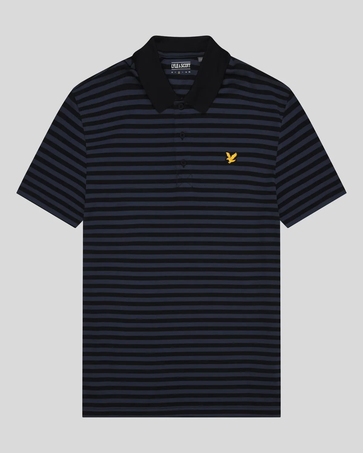 Golf Broad Stripe Polo Shirt sold by Lyle & Scott product image thumbnail 5