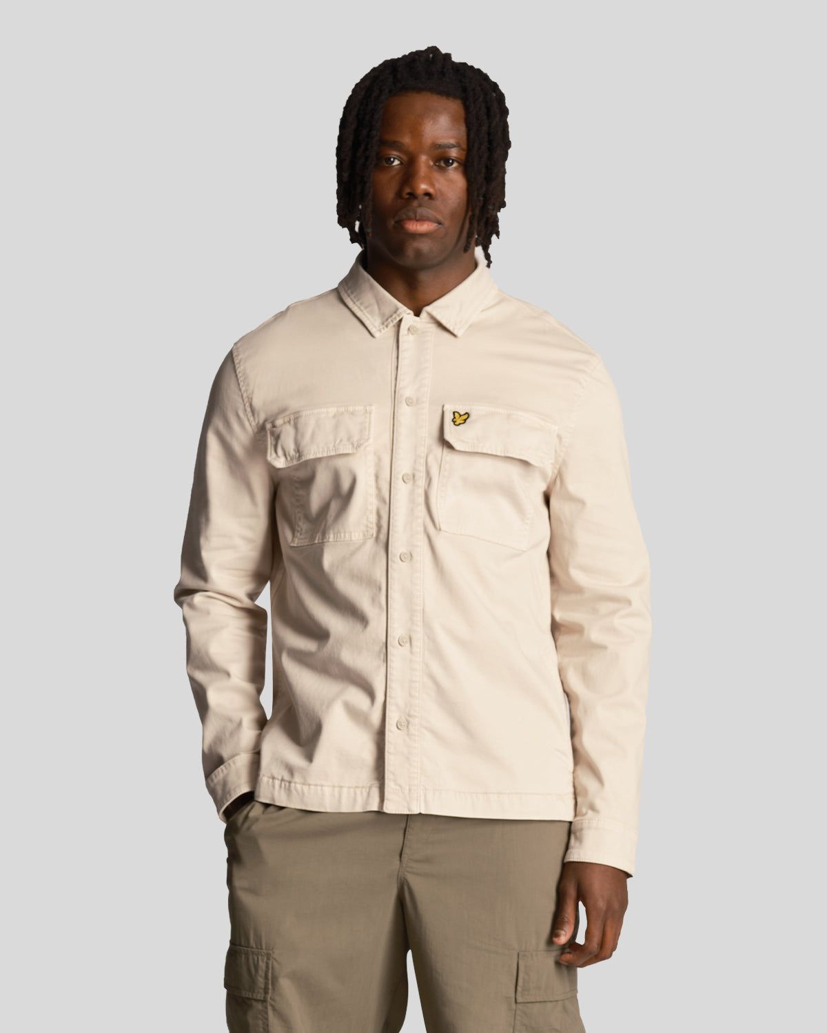 Garment Dyed Overshirt sold by Lyle & Scott