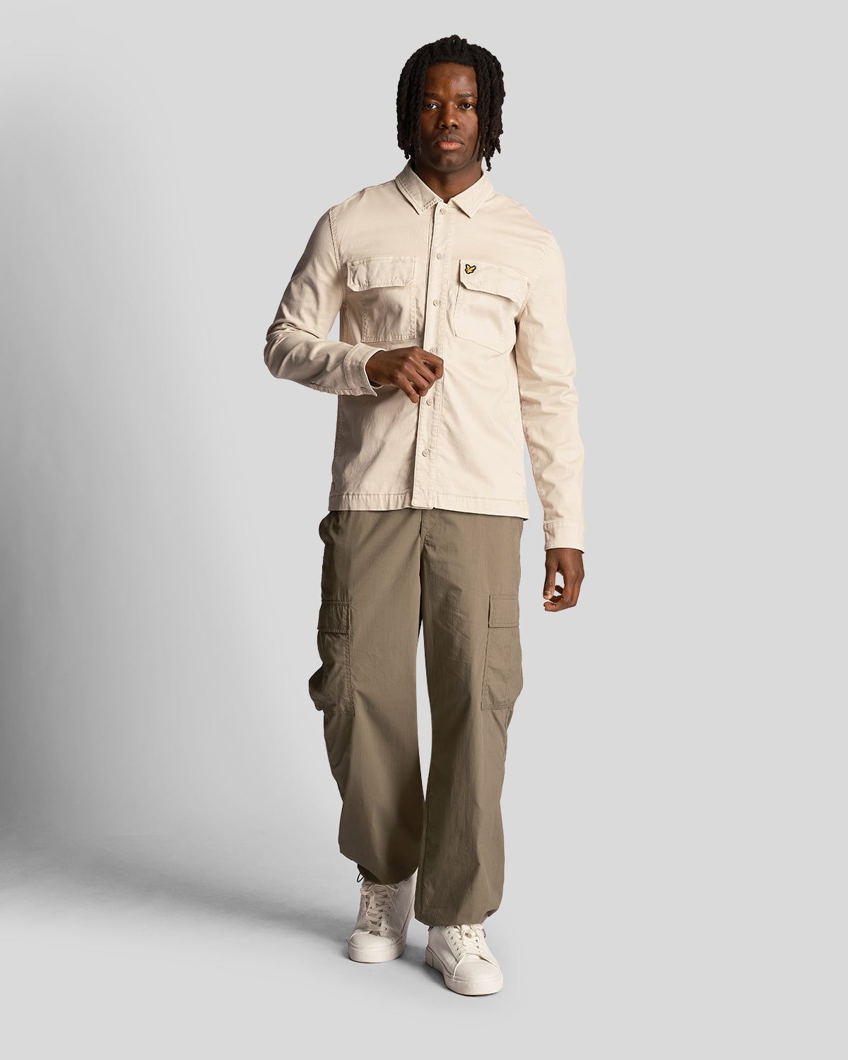 Garment Dyed Overshirt sold by Lyle & Scott product image thumbnail 2