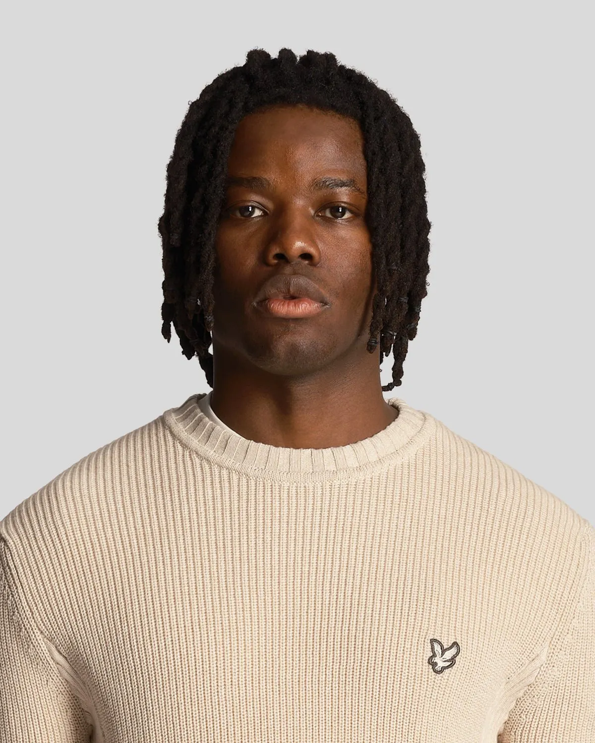Rib Detail Knitted Jumper sold by Lyle & Scott product image thumbnail 4