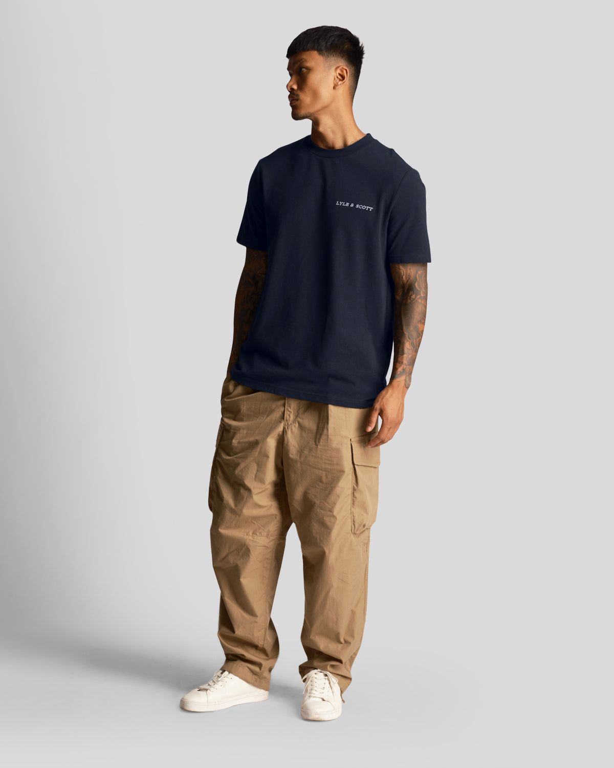 Embroidered Logo T-shirt Plus sold by Lyle & Scott product image thumbnail 2