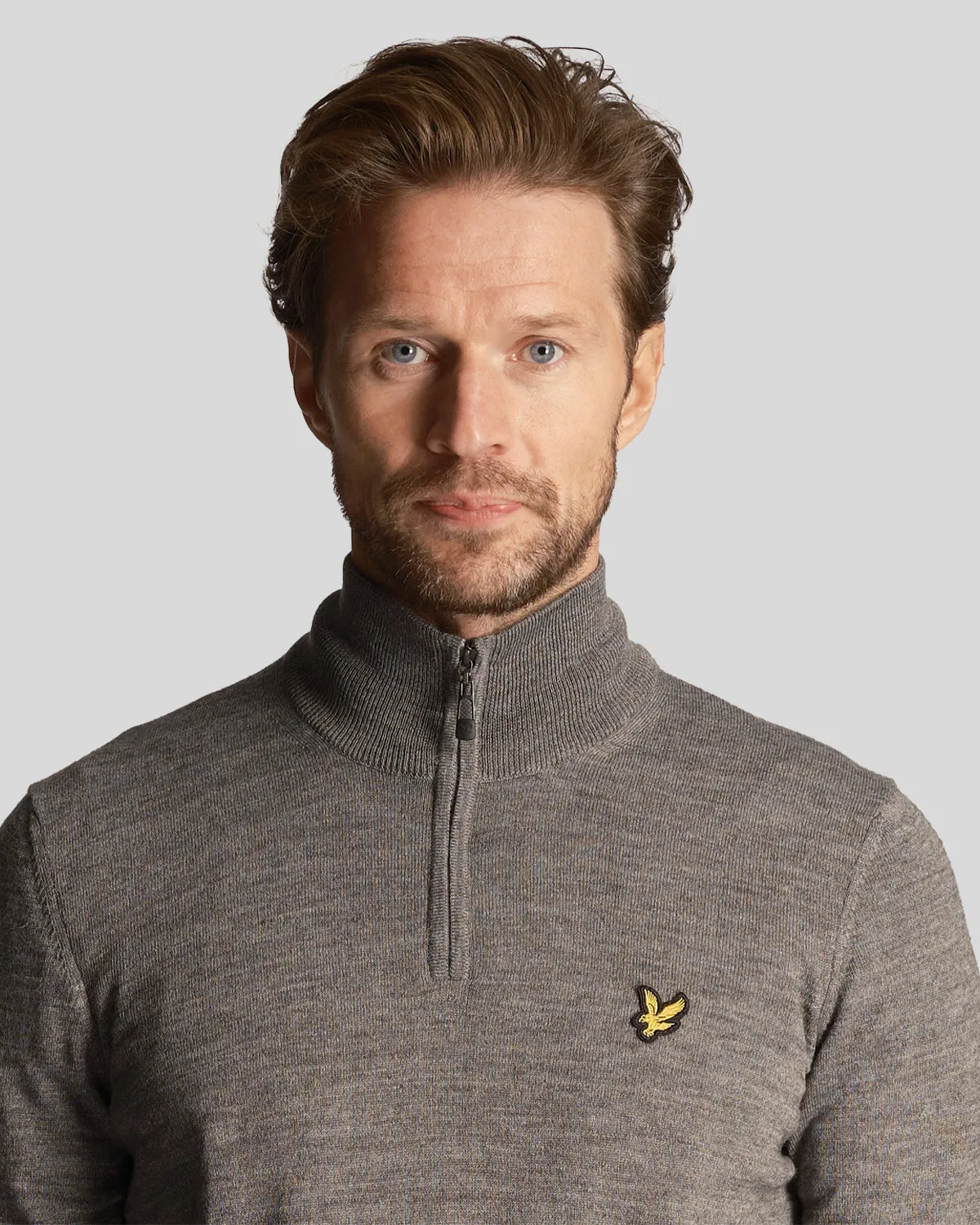 Golf Core 1/4 Zip Merino Jumper sold by Lyle & Scott product image thumbnail 4