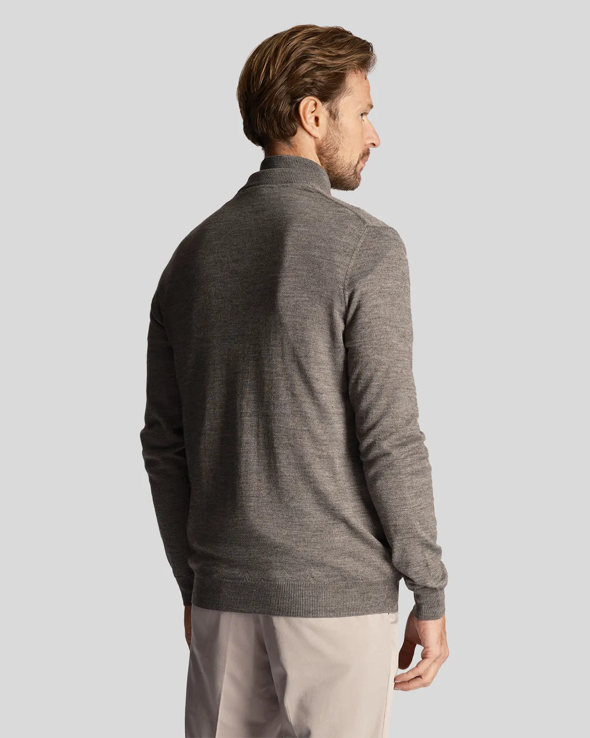 Golf Core 1/4 Zip Merino Jumper sold by Lyle & Scott product image thumbnail 3