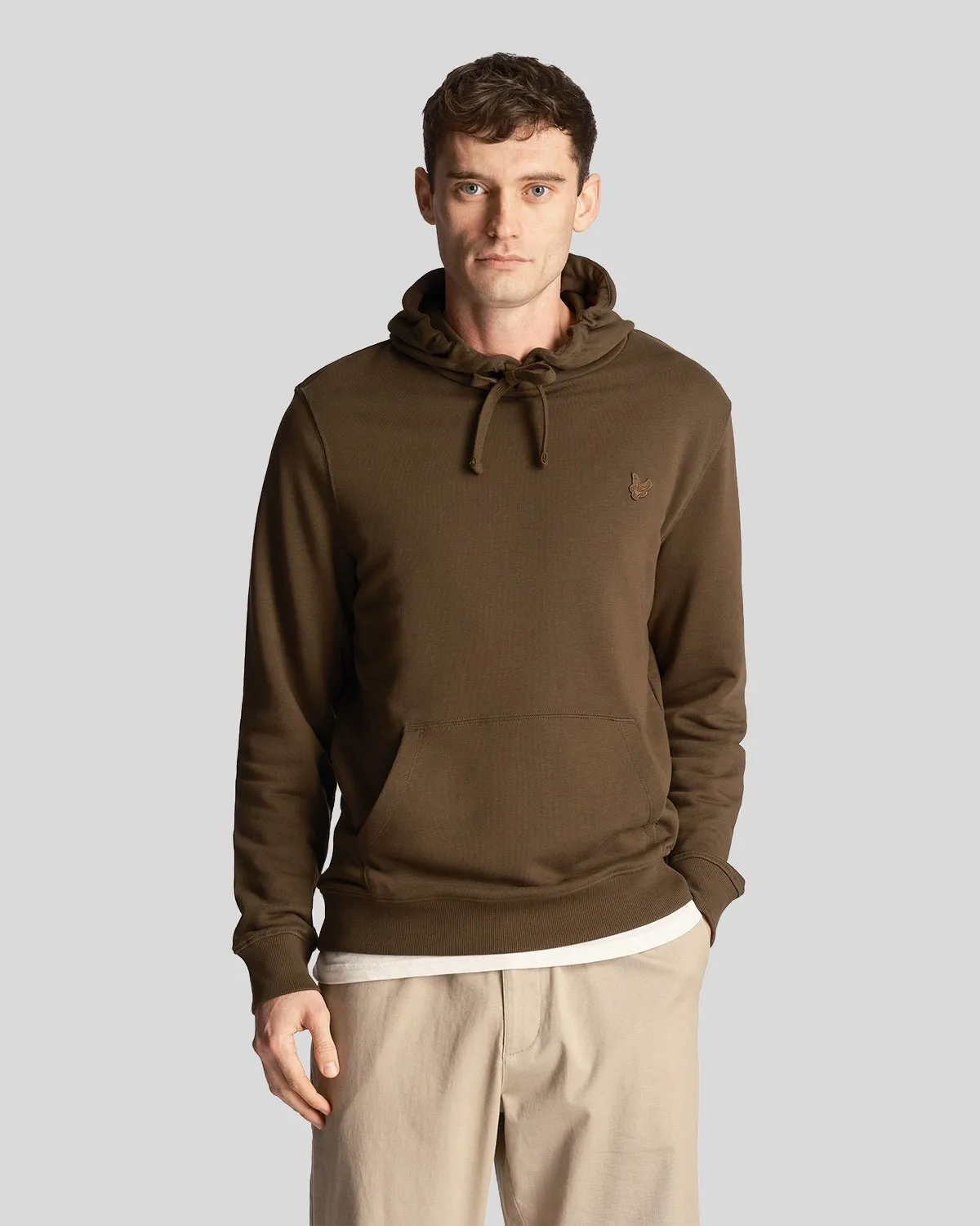 Tonal Eagle Pullover Hoodie sold by Lyle & Scott