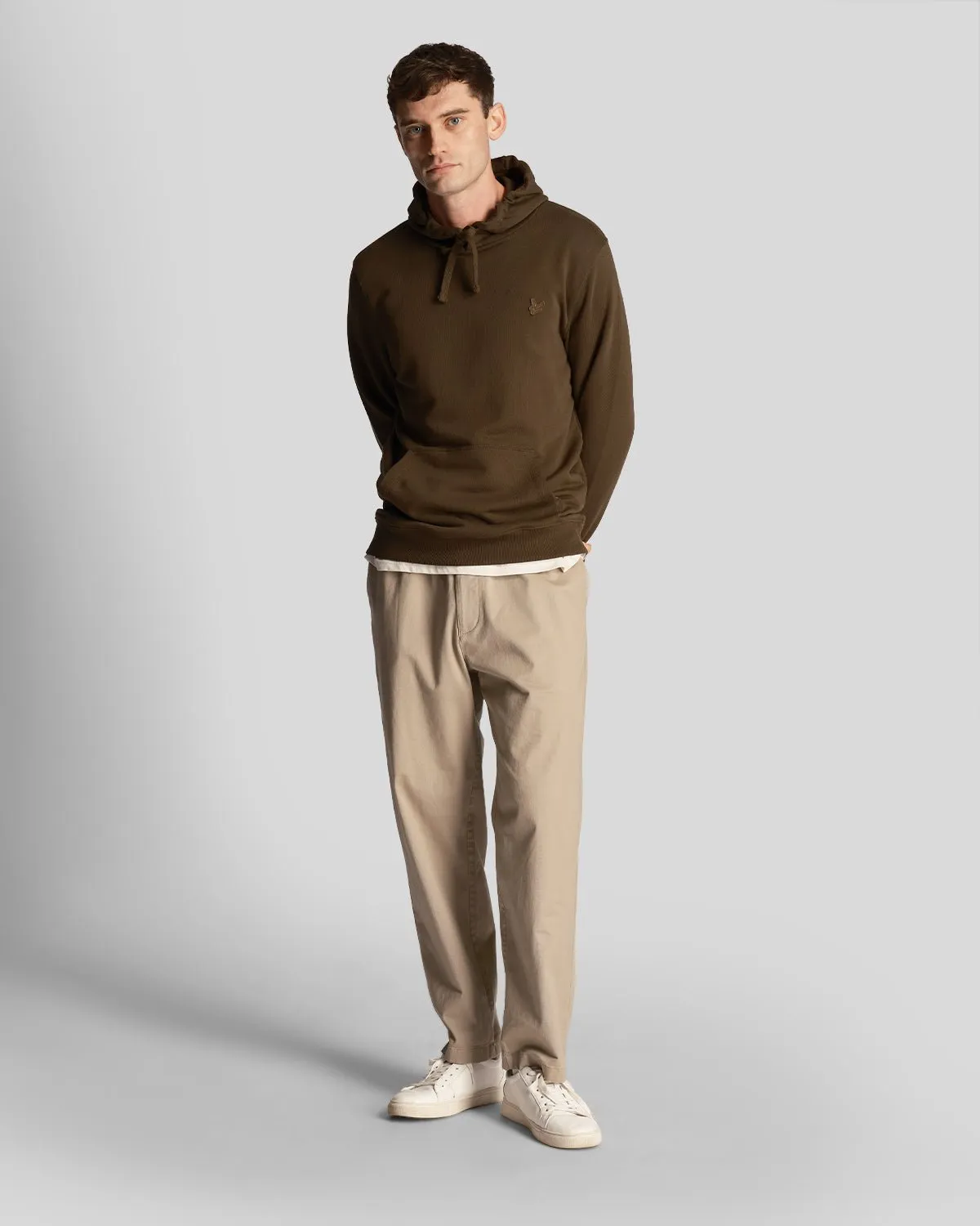 Tonal Eagle Pullover Hoodie sold by Lyle & Scott product image thumbnail 2