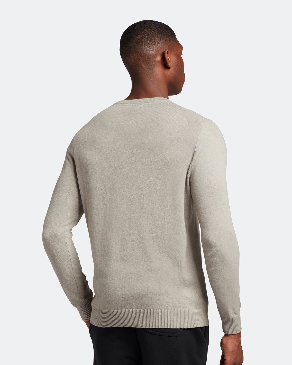 Cotton Merino Crew Neck Jumper sold by Lyle & Scott product image thumbnail 3