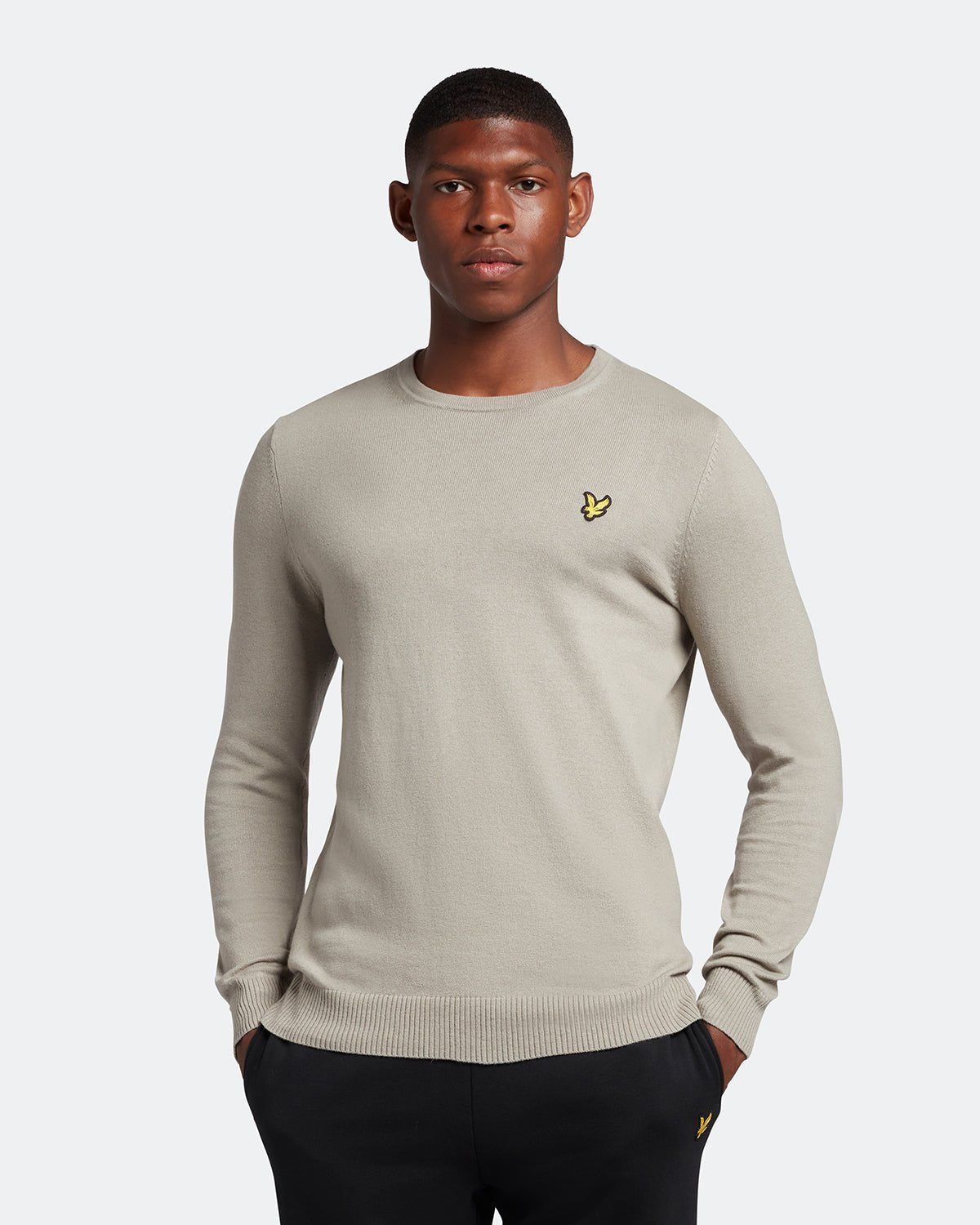 Cotton Merino Crew Neck Jumper sold by Lyle & Scott