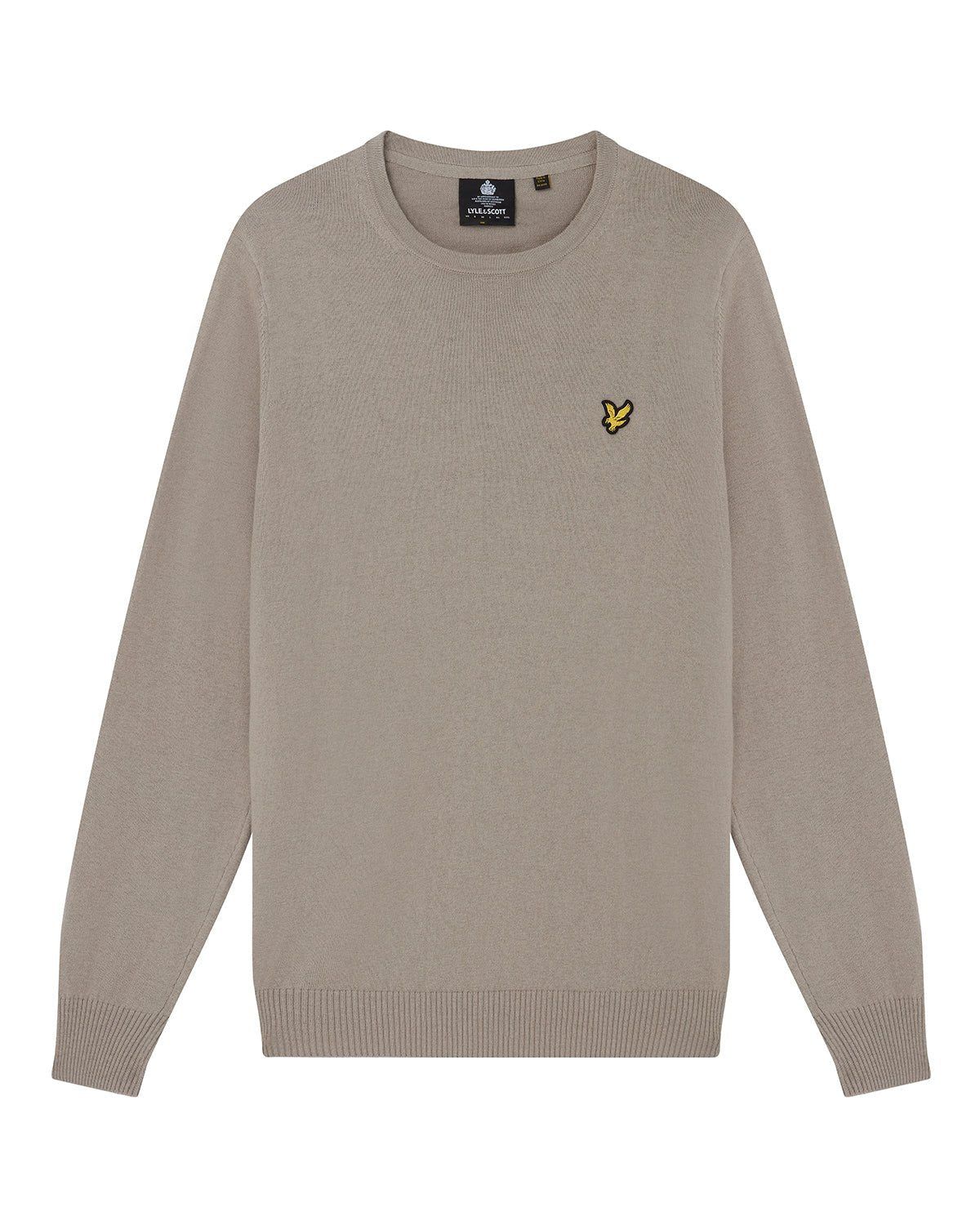 Cotton Merino Crew Neck Jumper sold by Lyle & Scott product image thumbnail 5