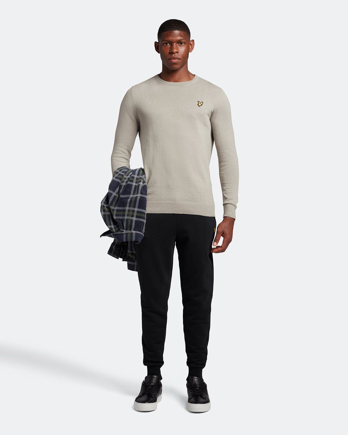 Cotton Merino Crew Neck Jumper sold by Lyle & Scott product image thumbnail 2