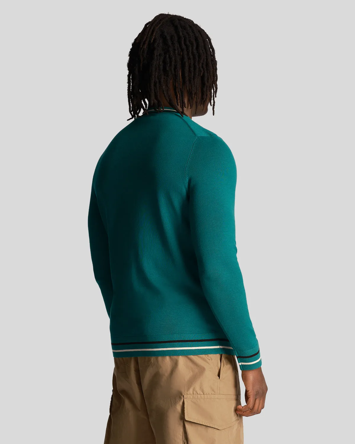 Tipped Crew Neck Jumper sold by Lyle & Scott product image thumbnail 3