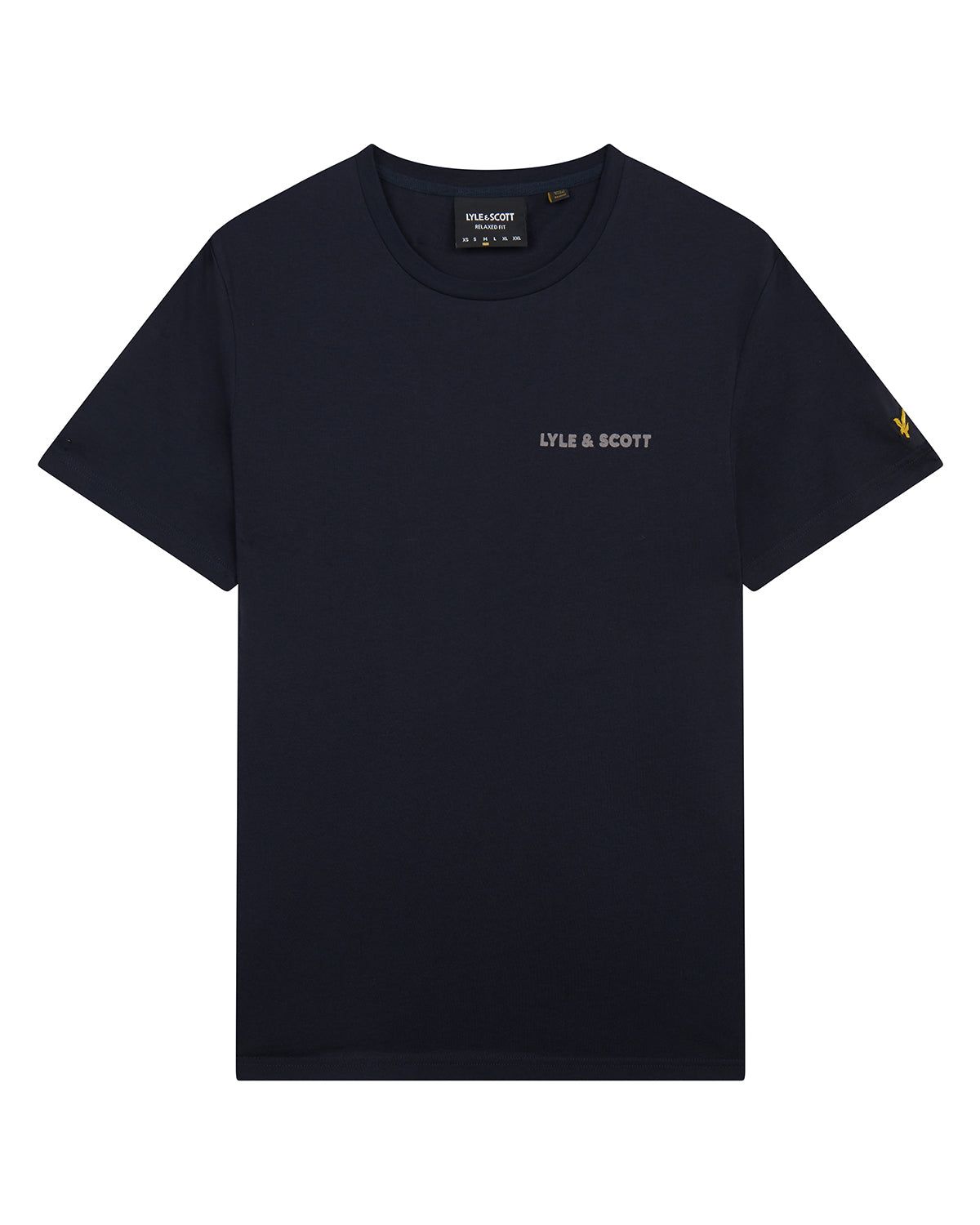 Flocked Logo T-shirt sold by Lyle & Scott product image thumbnail 5
