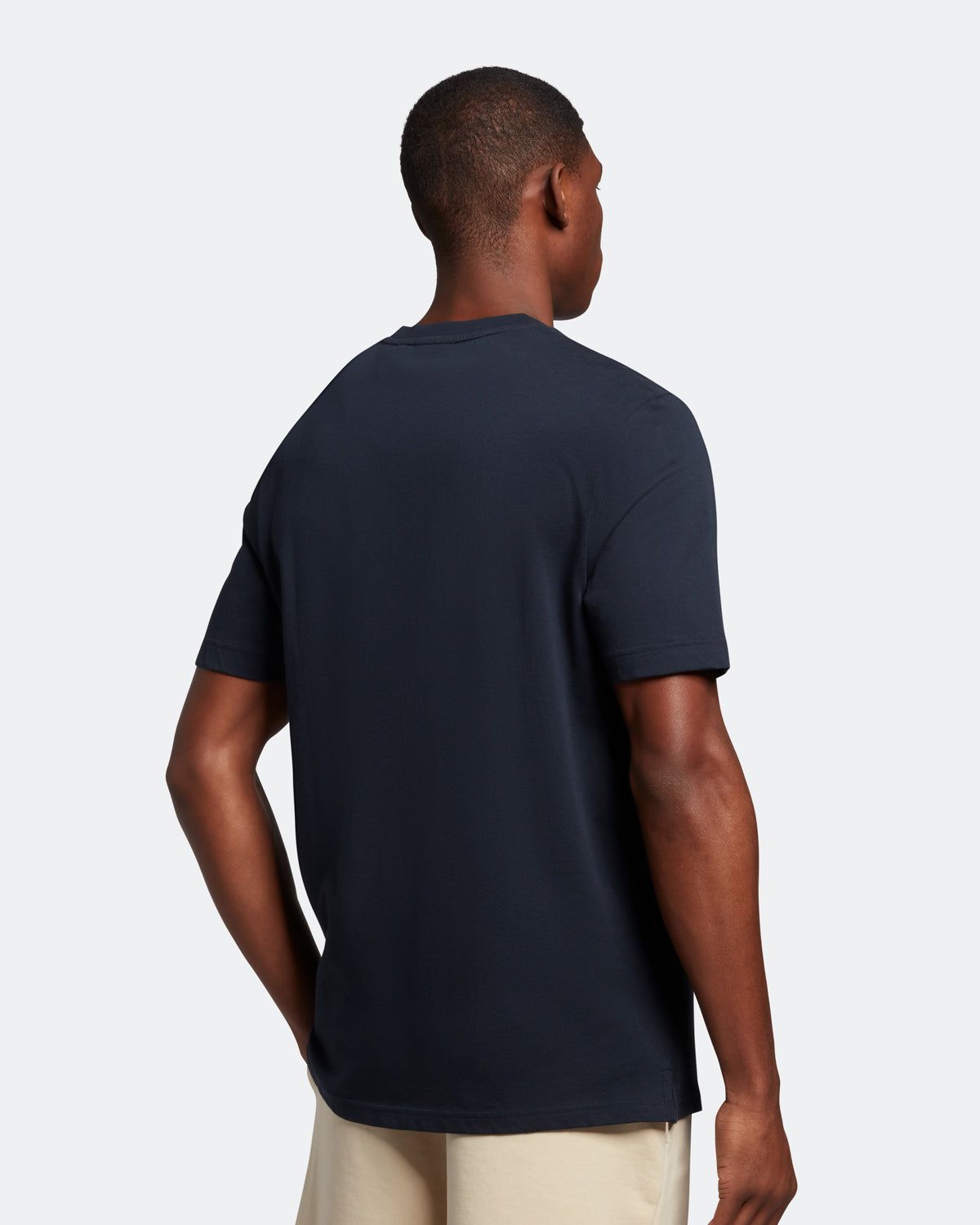 Flocked Logo T-shirt sold by Lyle & Scott product image thumbnail 3