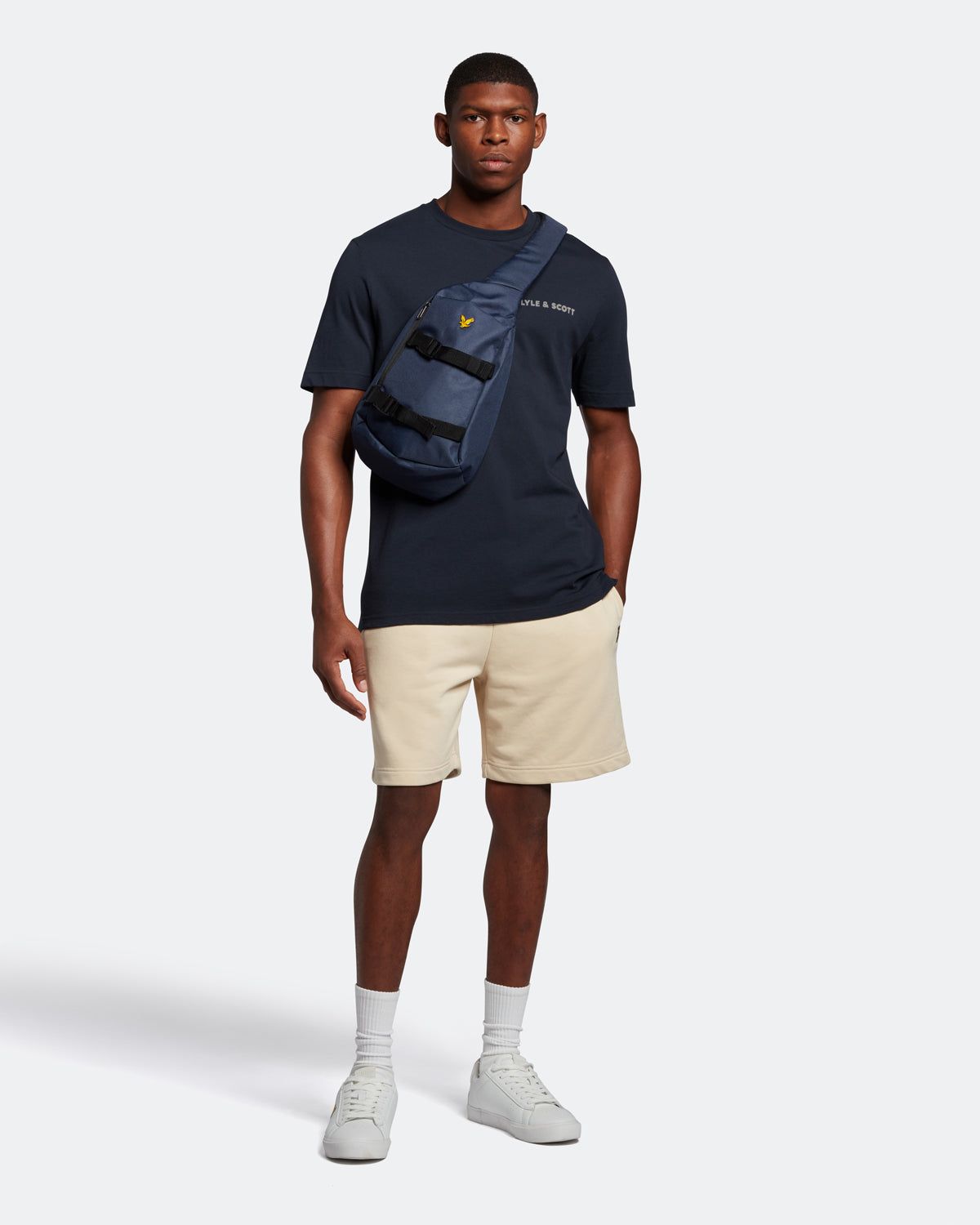 Flocked Logo T-shirt sold by Lyle & Scott product image thumbnail 2