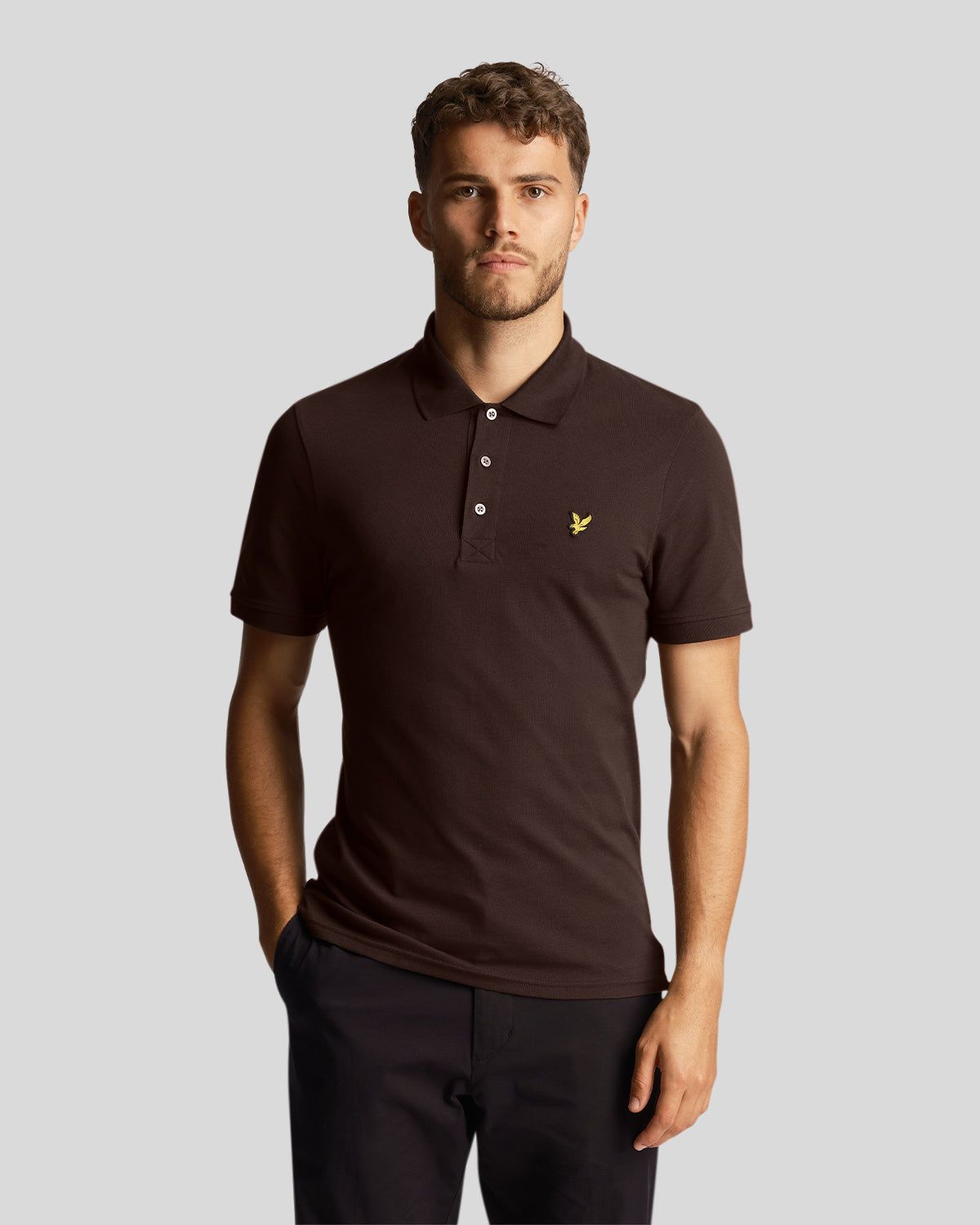 Plain Polo Shirt sold by Lyle & Scott