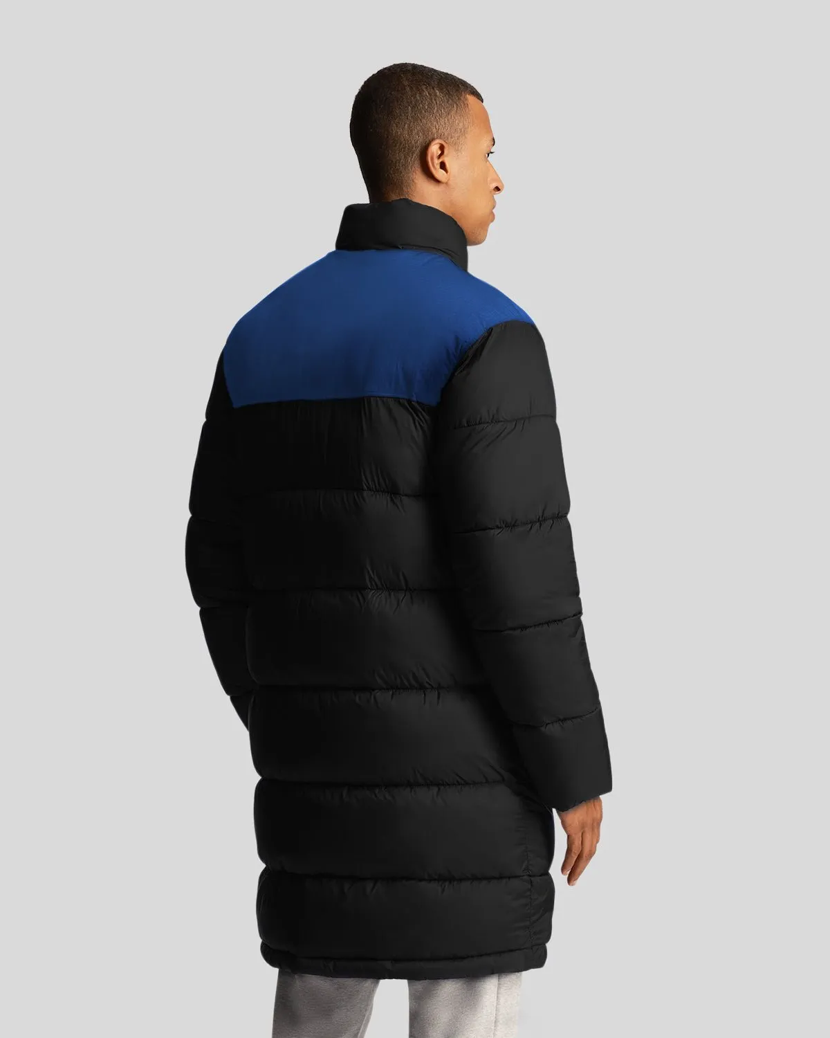 Longline Wadded Puffer Jacket sold by Lyle & Scott product image thumbnail 3
